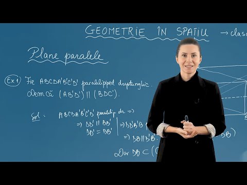 Plane paralele – Clasa a VIII-a