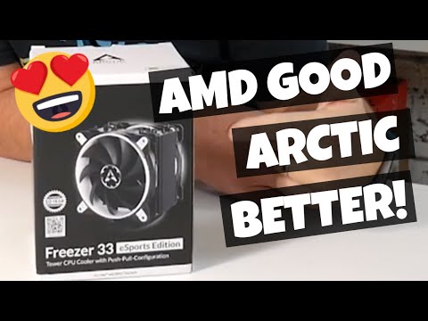 Arctic Freezer 33 Esports VS AMD Wraith RGB Better By Far?