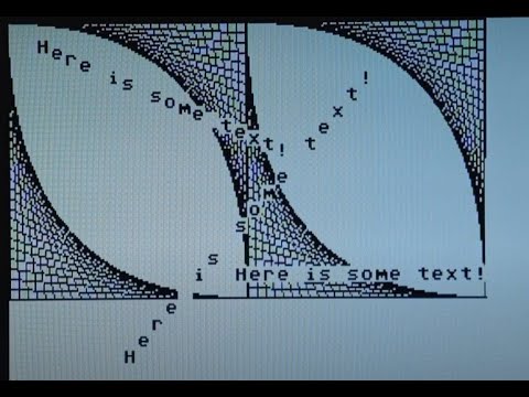 Action! Programming for the Atari 8-bit Computer - Part 16 - Plotting Text in Graphics 8, Strings