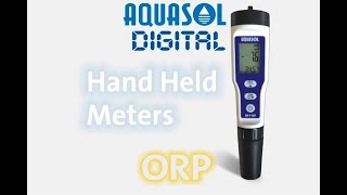 AQUASOL DIGITAL - How to use ORP Meter