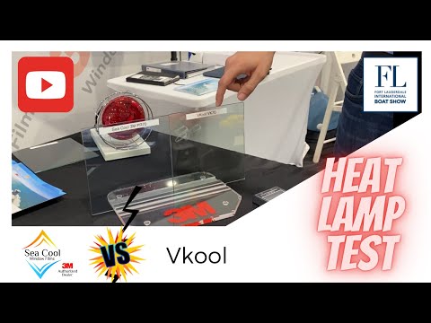 Sea Cool 3M vs Vkool - Heat Lamp Test