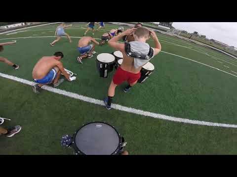 Phantom Regiment 2018 - Finals Day Run Through - Snare Cam