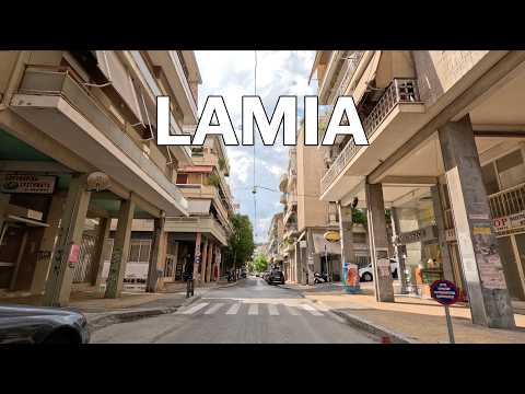 Beyond the Greek Islands 🇬🇷 | Lamia, Greece Driving Tour 4K