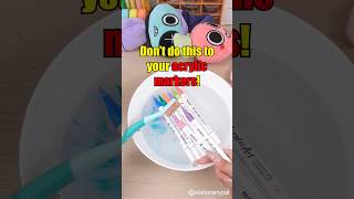 Don’t do this to your acrylic markers! #shorts
