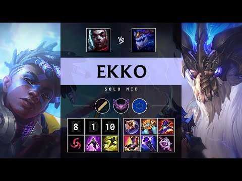 Ekko Mid vs Aurelion Sol - EUW Master Patch 25.06