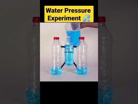 Water Pressure Experiment #shorts #ytshorts #short #viral #trending #video #experiment #fact