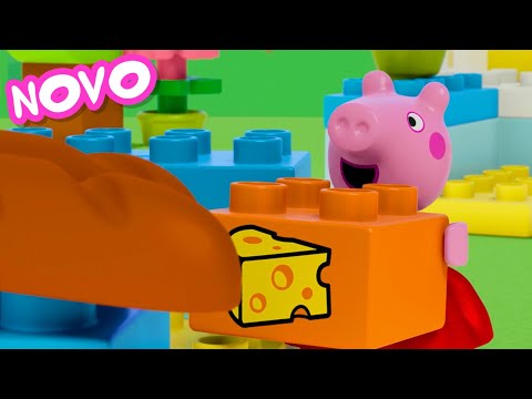 Capa de LEGO DUPLO Peppa Pig Rimas infantis | Compras para a Escola | Canciones Para Niños |