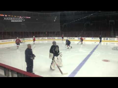 12-18-14: Flyers-Panthers Morning Skate