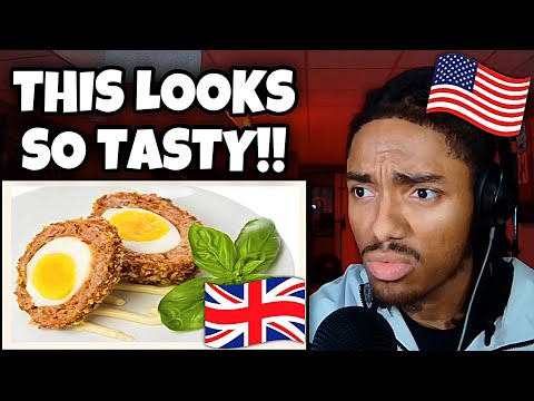 AMERICAN REACTS To 9 British Dishes Everyone Should Try