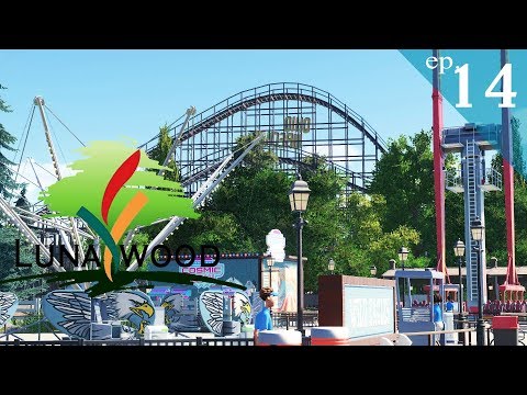 LunaWood | Planet Coaster | Custom Supported American Arrow Coaster Ep.14