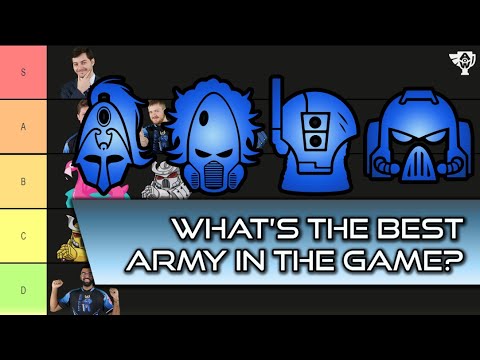 World's Top Players Rank the Most Competitive Warhammer 40k Factions! (Tier List)