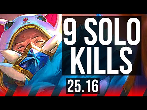URGOT vs SETT (TOP) | 9 solo kills, Legendary, 500+ games | EUW Master | 25.16