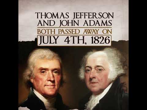 Did you know that two Presidents who were also founding fathers died on the same day and year?