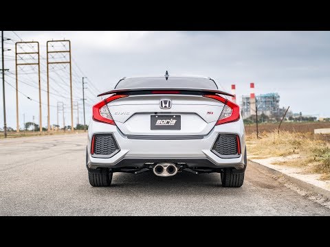 2017 honda civic si sedan exhaust