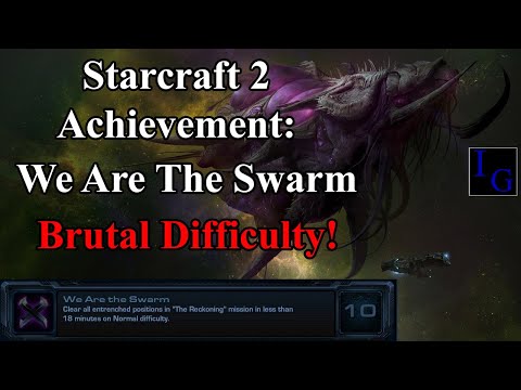 We Are The Swarm Achievement | BRUTAL Walkthrough Guide With Commentary Starcraft 2 SC2 Achieve HotS