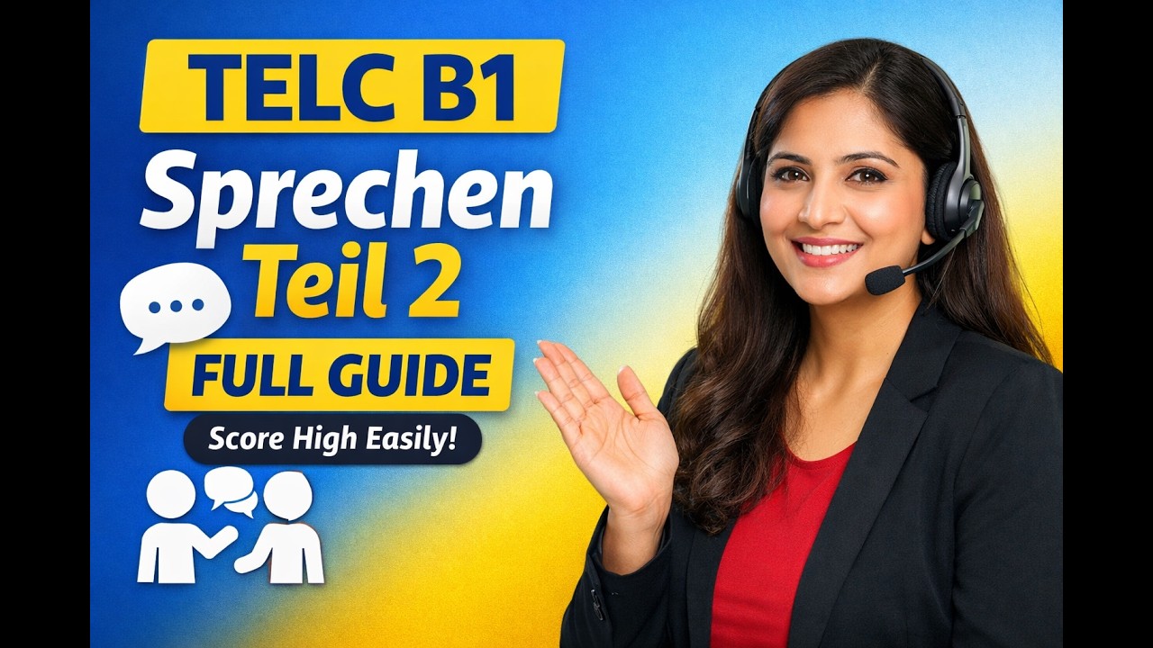 TELC B1 Sprechen Teil 2 Complete Guide with Sample Answers