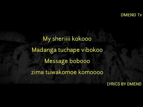 ABDUKIBA  ft G NAKO - SHERY COCO LYRIC VIDEO
