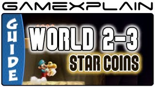 New Super Mario Bros. U - Layer Cake Desert-3 Fire Snake Cavern Star Coins Guide & Walkthrough
