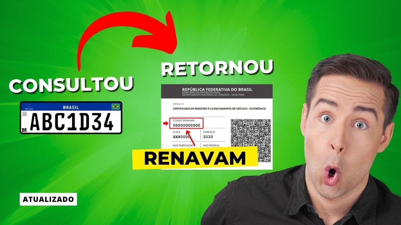 Como Descobrir o Renavam Pela Placa!!