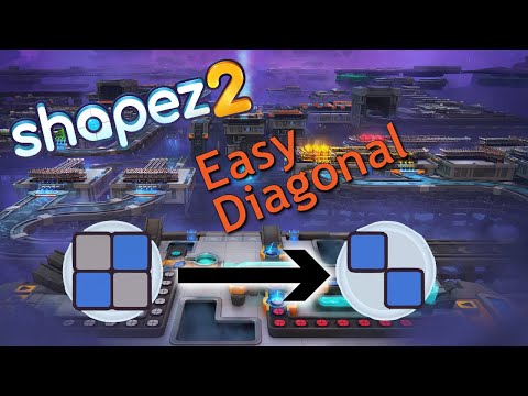 Diagonal cuts made easy! | Shapez 2