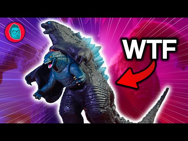 Vídeo relacionado con Godzilla x Kong: The New Empire, 7-Inch Authentic Titan Evolution Godzilla Action Figure Toy, icónico Personaje de película Coleccionable, Adecuado para Edades de 4 años +