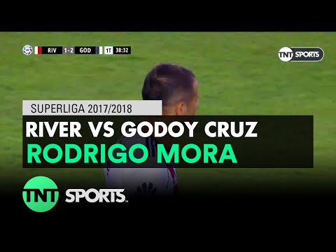 Rodrigo Mora (1-2) River vs Godoy Cruz | Fecha 16 - Superliga Argentina 2017/2018