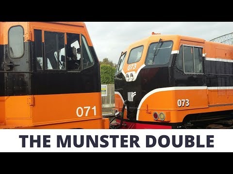 RPSI The Munster Double Diesel Rail Tour 073 + 071 Farranfore 14 Oct 17