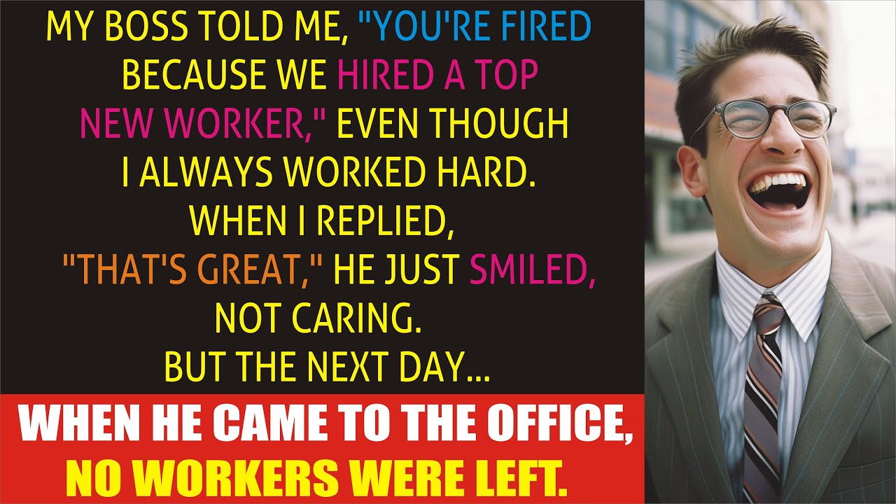 "My Boss Told Me, 'You're Fired.' When I Said, 'That's Great,' He Ignored Me. But Then..."