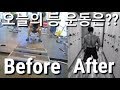 등 운동 before after 나의 등을 커지게해준 풀업이랑 재밌게 놀자 [ddong yun]