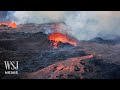 Iceland Volcano Eruption Triggers Evacuation | WSJ News