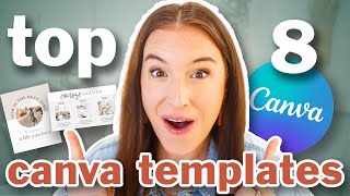 These 8 Canva Templates are selling like CRAZY 💰 (How to sell Canva templates to make money online)
