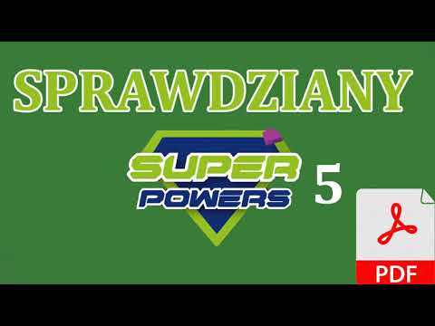 Sprawdziany SUPER POWERS 5 PDF TESTY