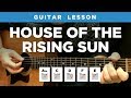 🎸 "House of the Rising Sun" guitar lesson w/ chords & tabs (The Animals)