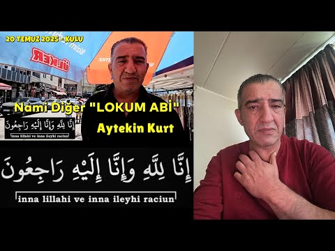 WHILE I WAS DOING A STREET INTERVIEW IN ÖMERANLI, I RECEIVED NEWS THAT MY BROTHER AYTEKİN KURT WA...