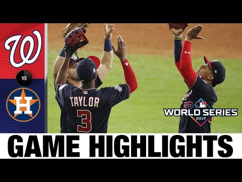 Nationals ride 6-run 7th to World Series Game 2 win | Nationals-Astros MLB Highlights