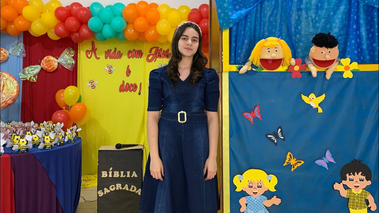 A vida com Jesus é doce! (História com fantoches)