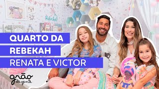 QUARTO MONTESSORIANO: VICTOR PECORARO E RENATA MULLER ESCOLHEM DECORAÇÃO AUTÊNTICA PARA A CAÇULA