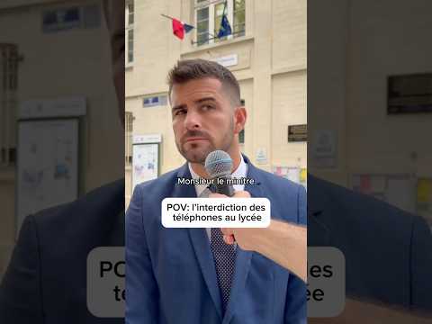 POV: l’interdiction des téléphones au lycée #humour #pourtoi #lycée #nophone