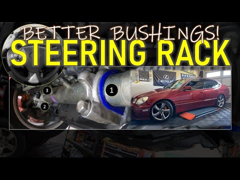 Replace your steering rack bushings with these from SuperPro!