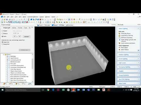Dialux 4.13 Tutorials for beginners Part-6//What is uniformity //What is u0??