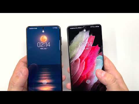 Samsung Galaxy S21 Plus vs S21 Ultra Face Unlock & Fingerprint Unlock Speed Test