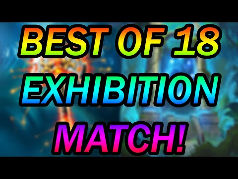 Quest Mage vs Even Shaman RANK 1 LEGEND Exhibition Match! (Part 1) | Hearthstone | Wild