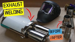 BMW E30 Stainless Steel Exhaust Pipe TIG Welding