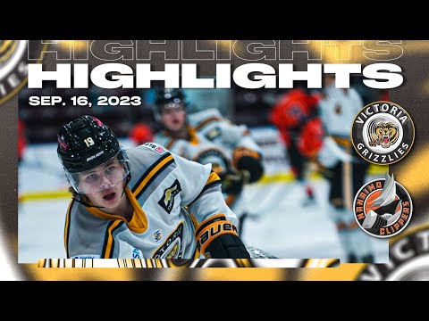 Victoria Grizzlies vs Nanaimo Clippers Exhibition Highlights September 16, 2023