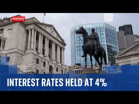 Bank of England holds interest rate at 4% ahead of the budget