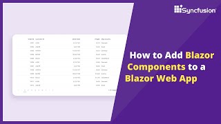 Download the video "How to Add Blazor Components to a Blazor Web App"