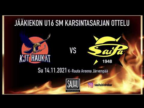 KJT Haukat vs. SaiPa/Ketterä, U16SM karsintasarja, 14.11.2021 Järvenpää (0-3)