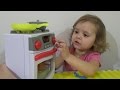 Готовим суп и играем с детской плитой Play with stove for cooking and cooking the ...