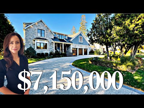 Inside A $7.15 MILLION Home In Oakville's RITZIEST Neighborhood!