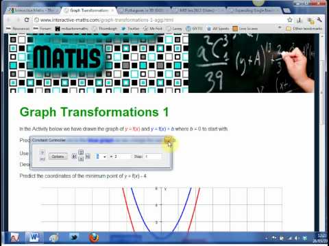 Mr Barton's Web Whizz Video 33 - Interactive Maths
